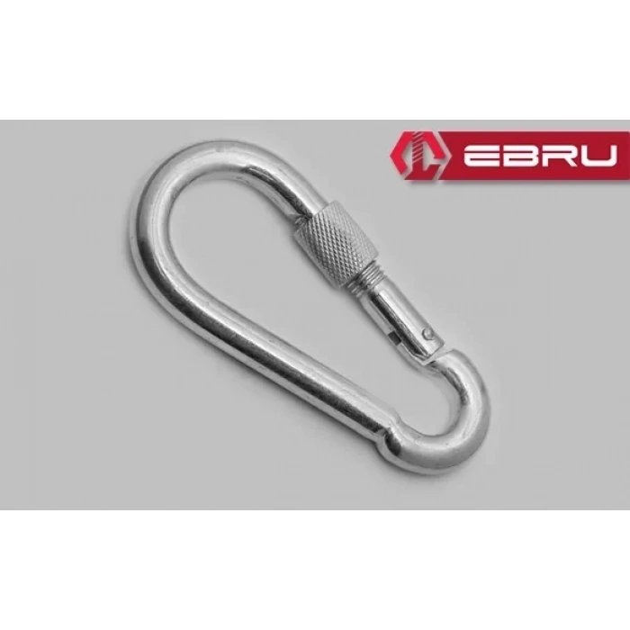 Hubrendy Kargo Vidalı Karabina, Kanca, Çengel 10mm - 25 Adet