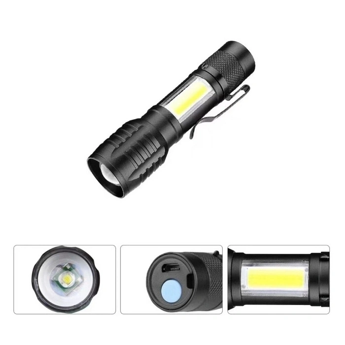 Hubrendy Kargo Ws-5454 Cob Led Usb Şarjlı Mini El Feneri