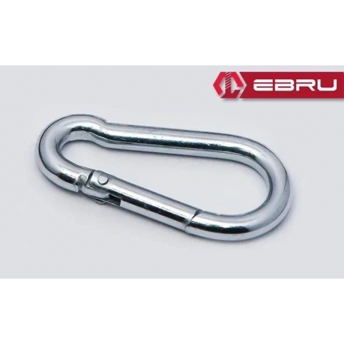 Hubrendy Kargo Yaylı Karabina, Çengel, Kanca 6mm - 50 Adet