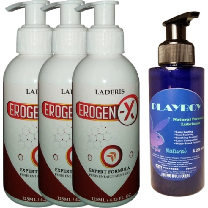 Hubrendy Bez Laderis Erogen x Jel (3 Adet) Plaboy  Jel 125 ml