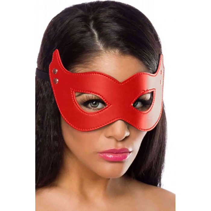 Hubrendy Bez LAmore Lamore Kırmızı Deri Maske