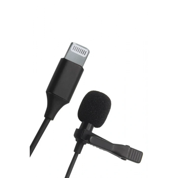 Hubrendy Bez Lightning 2 Metre Double Mikrofon - Siyah