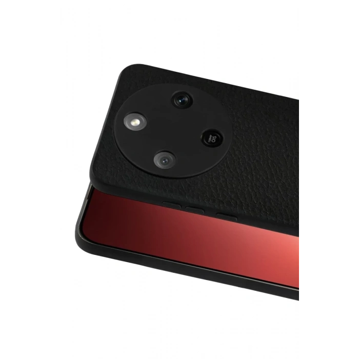 Hubrendy Bez Huawei Honor Magic 8 Lite Thermax Silikon Kılıf - Siyah