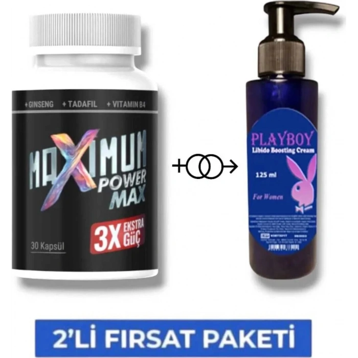 Hubrendy Bez Maximum Power Erkeklere Özel 30lu Muzice Libdo Arttrc Krem 125 ml