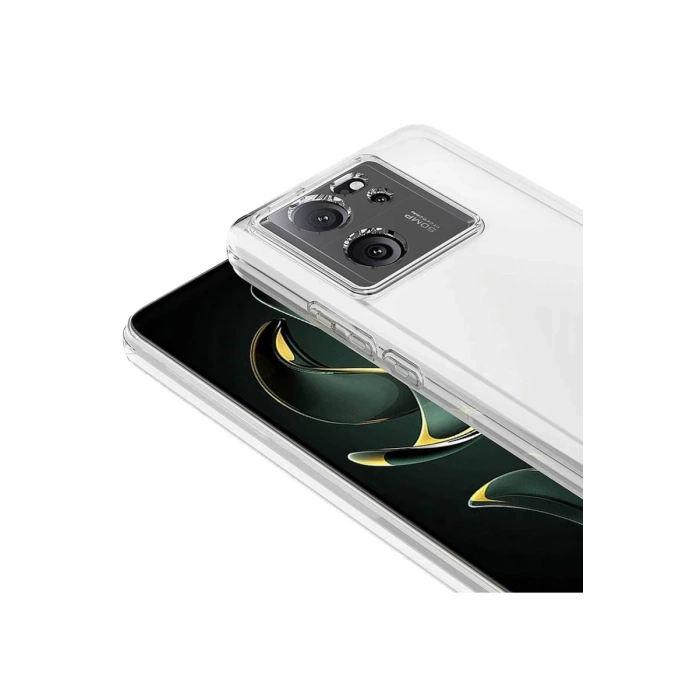 Hubrendy Bez Xiaomi Mi 13T Pro Kılıf Lüx Şeffaf Silikon