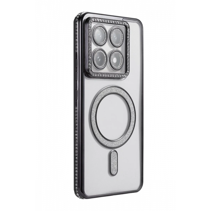 Hubrendy Bez Xiaomi Mi 14T Pro Joke Simli Magneticsafe Kılıf - Siyah