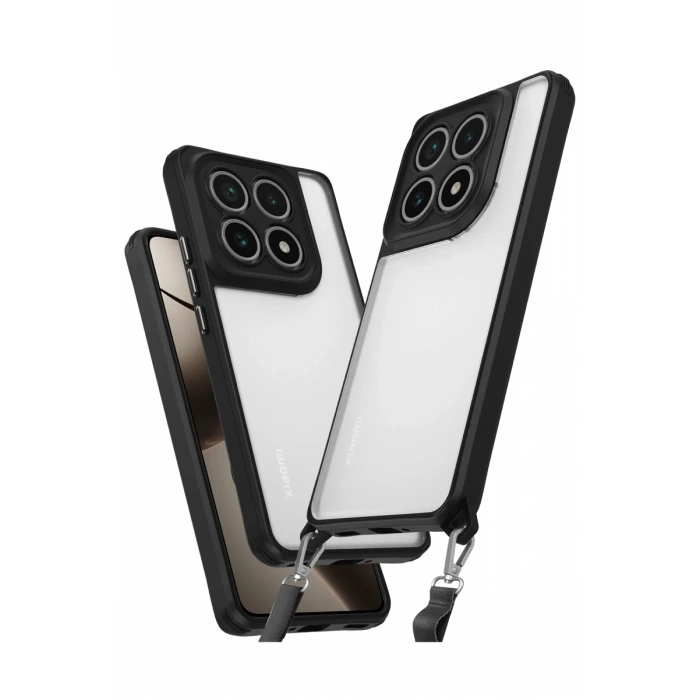 Hubrendy Bez Xiaomi Mi 14T Pro Kılıf Penta Silikon Kılıf - Siyah