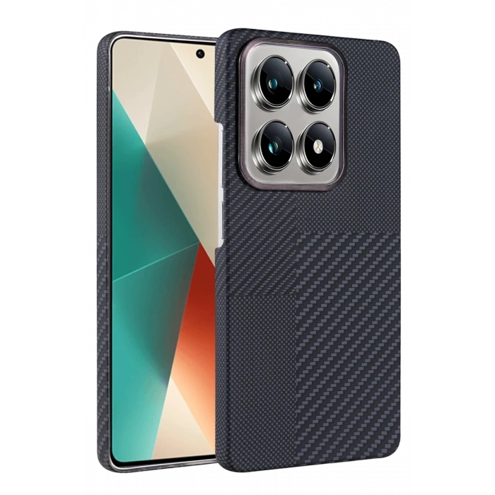 Hubrendy Bez Xiaomi Mi 14T Pro Vega Magsafe Kapak - Siyah