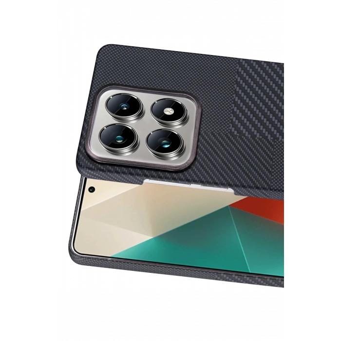Hubrendy Bez Xiaomi Mi 14T Pro Vega Magsafe Kapak - Siyah