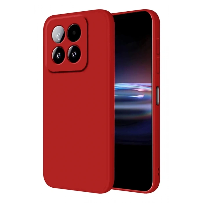 Hubrendy Bez Xiaomi Mi 15T First Silikon - Kırmızı