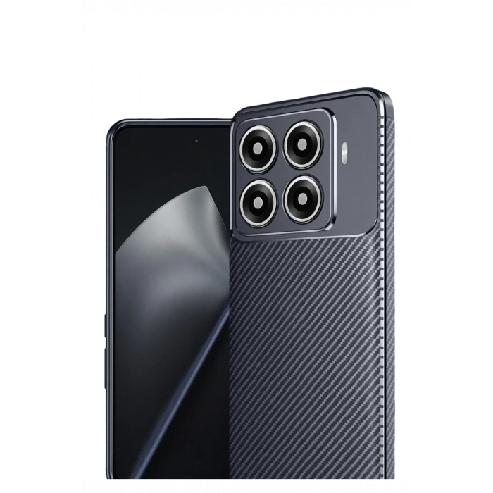 Hubrendy Bez Xiaomi Mi 15T Pro Auto Focus Karbon Kapak - Lacivert