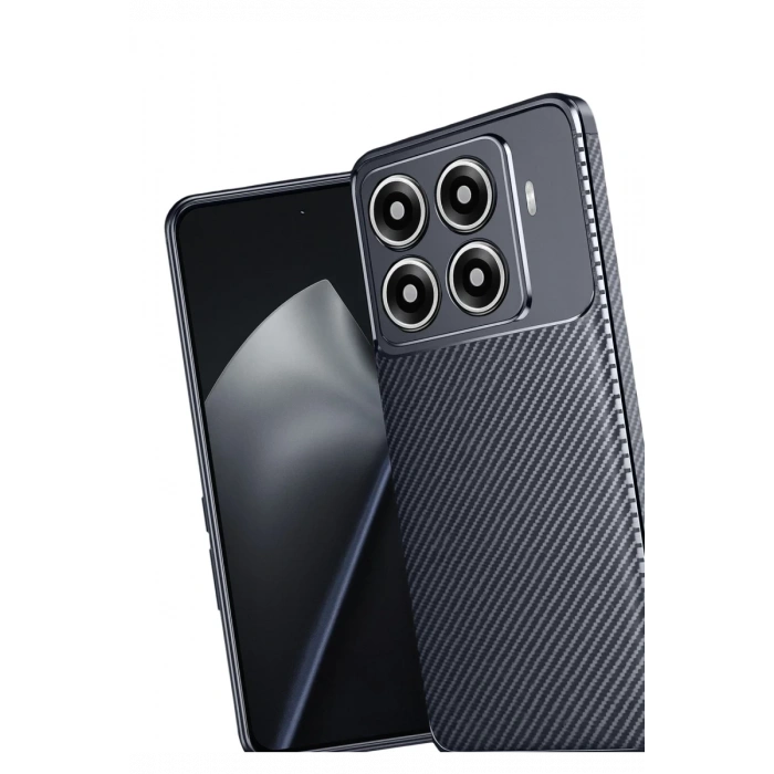 Hubrendy Bez Xiaomi Mi 15T Pro Auto Focus Karbon Kapak - Lacivert