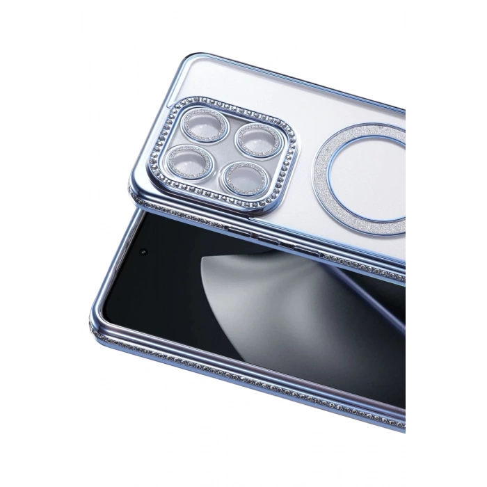 Hubrendy Bez Xiaomi Mi 15T Pro Joke Simli Magneticsafe Kılıf - Mavi