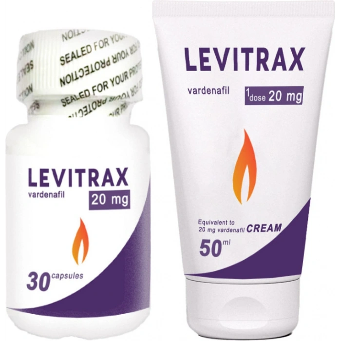 Hubrendy Bez Naturalia :  Levitrax 30LU Kapsüller + Levitrax 50 ml Krem: Erkeklerin Performanslarına Özel Set