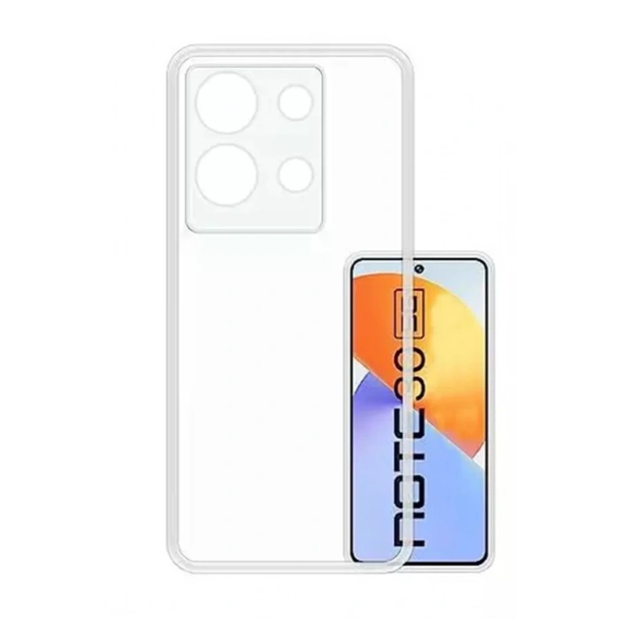Hubrendy Bez İnfinix Note 30 Kılıf Lüx Şeffaf Silikon