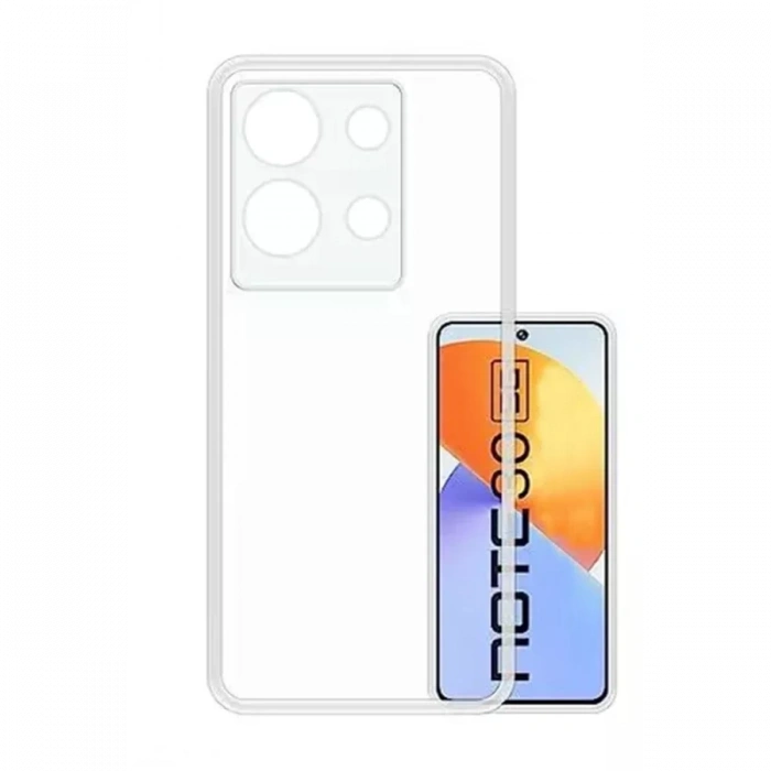Hubrendy Bez İnfinix Note 30 Kılıf Lüx Şeffaf Silikon