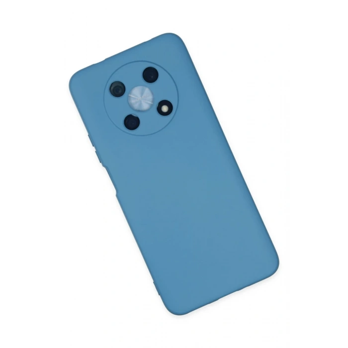 Hubrendy Bez Huawei Nova Y90 Kılıf Nano içi Kadife Silikon - Mavi