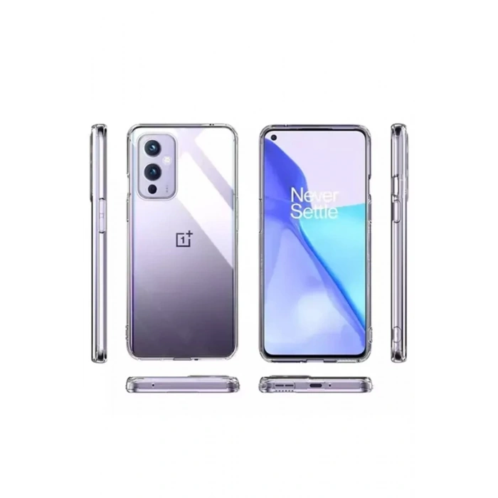 Hubrendy Bez One Plus 9 Kılıf Lüx Şeffaf Silikon