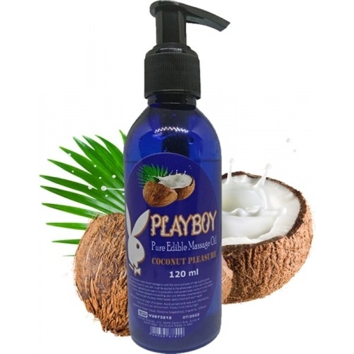 Hubrendy Bez Playboy Aromaterapi Çilek ve Hindistancevizi Aromalı Masaj Yağı