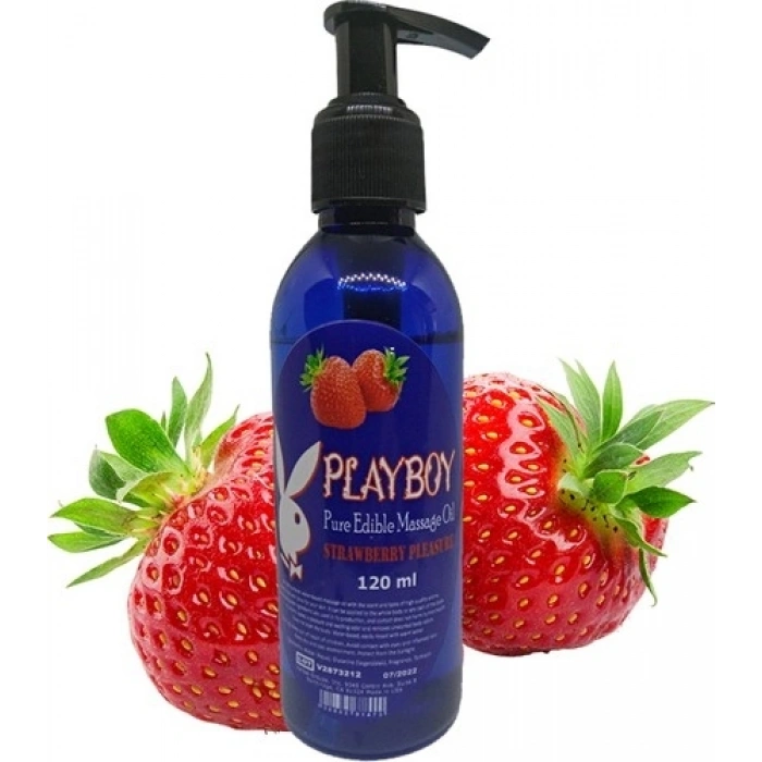 Hubrendy Bez Playboy Aromaterapi Çilek ve Nane Aromalı Masaj Yağı