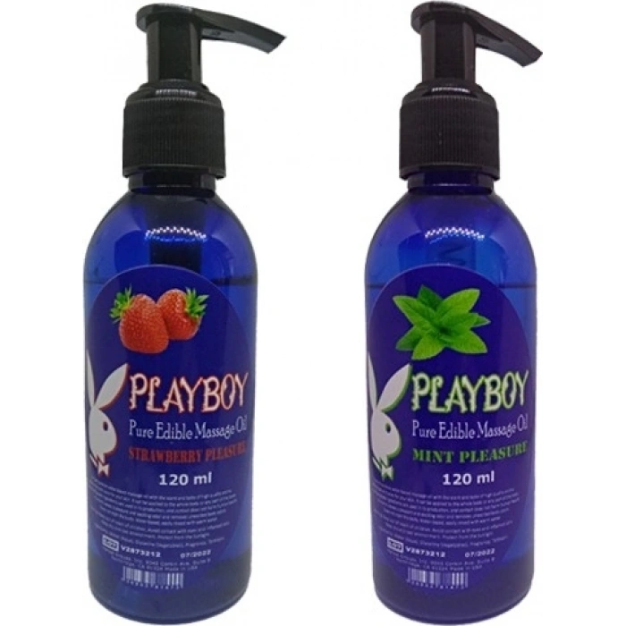 Hubrendy Bez Playboy Aromaterapi Çilek ve Nane Aromalı Masaj Yağı