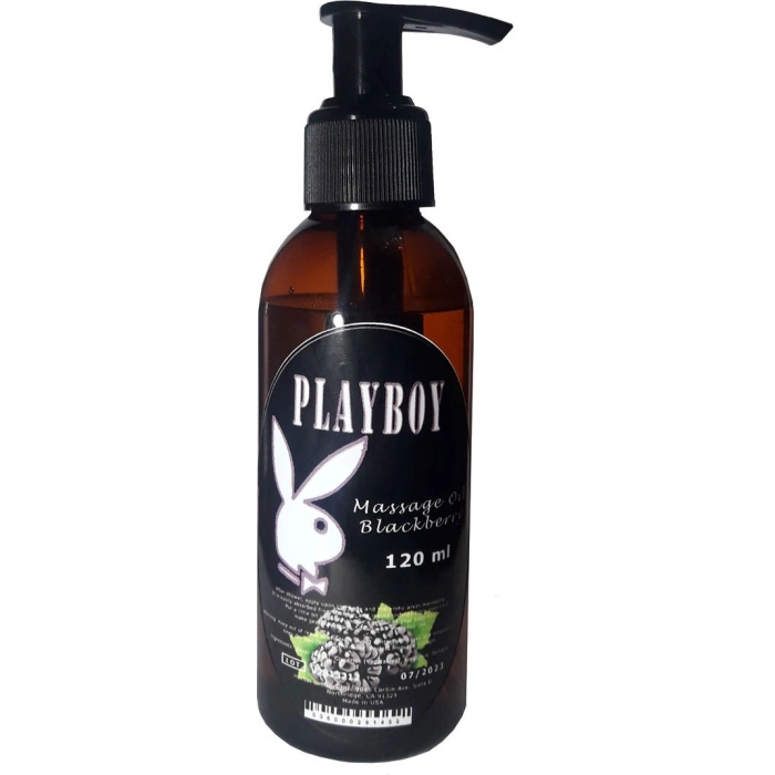 Hubrendy Bez Playboy Black Berry Aromaterapi 120 ml Böğürtlenli Erotiik Masaj Yağı Srcx -/ Playboy Blackberry Massage Oil 120 ml