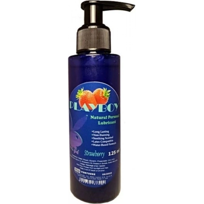 Hubrendy Bez Playboy Natural Personal Lubricant Çilekli 125 ml