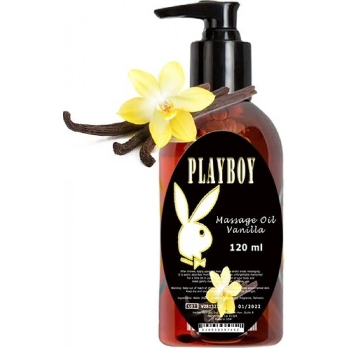 Hubrendy Bez Playboy Vanilya Aromalı Vücut Masaj Yağı 120 ml