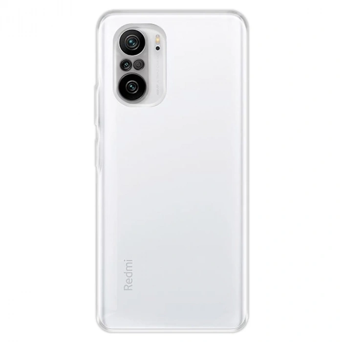 Hubrendy Bez Xiaomi Poco F3 Kılıf Deluxe 2mm Şeffaf Silikon - Şeffaf