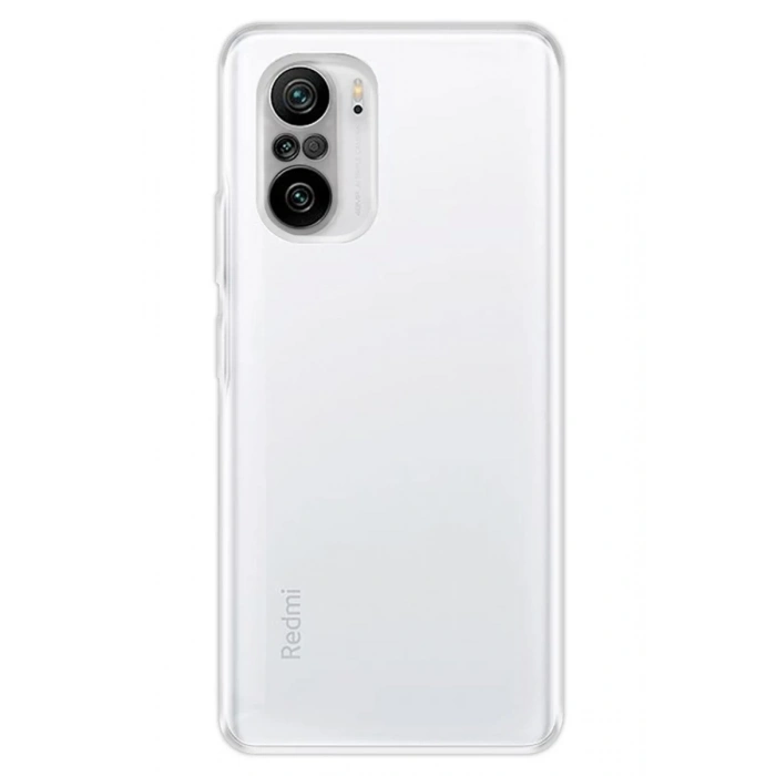 Hubrendy Bez Xiaomi Poco F3 Kılıf Lüx Şeffaf Silikon