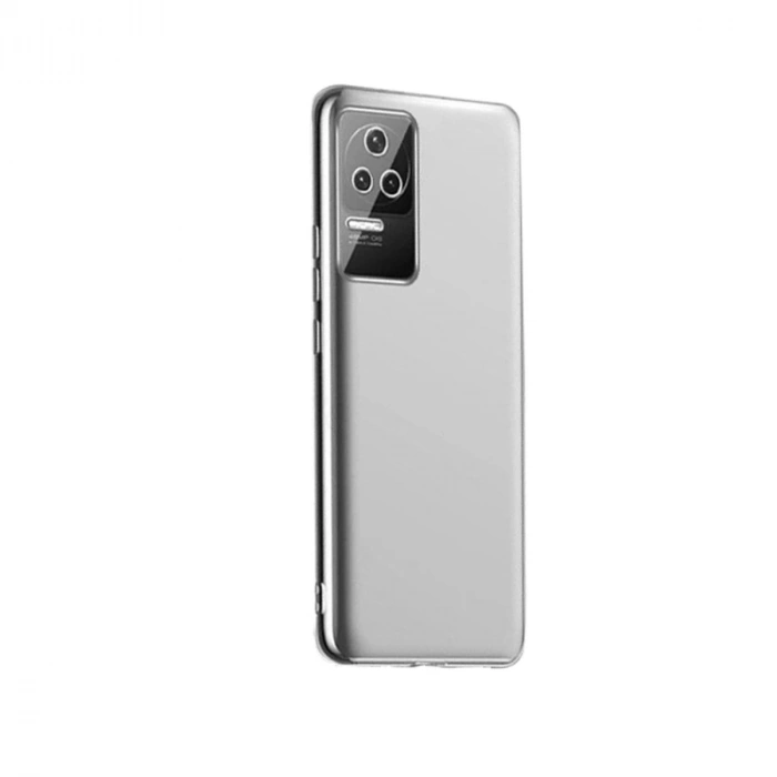Hubrendy Bez Xiaomi Poco F4 Kılıf Lüx Şeffaf Silikon