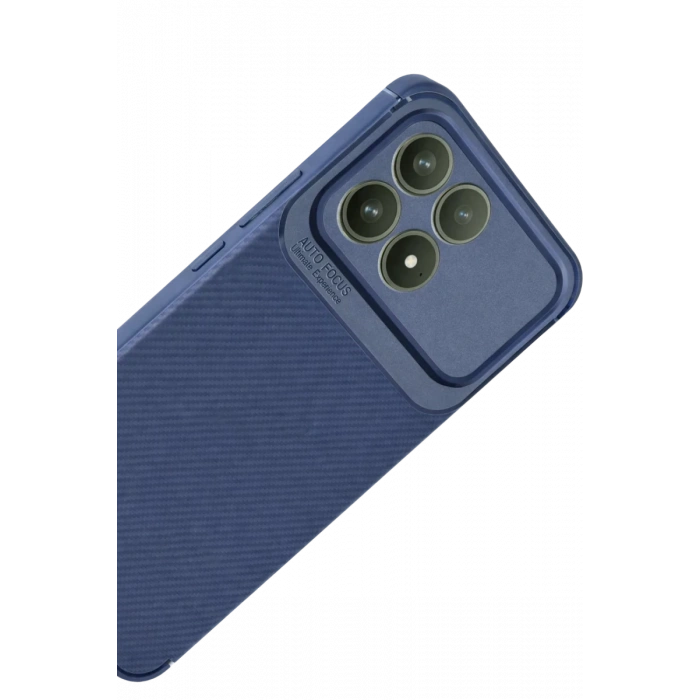 Hubrendy Bez Xiaomi Poco F8 Pro Auto Focus Karbon Kapak - Lacivert
