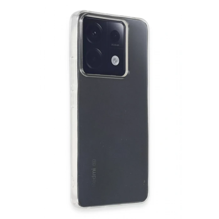 Hubrendy Bez Xiaomi Poco X6 Kılıf Lüx Şeffaf Silikon