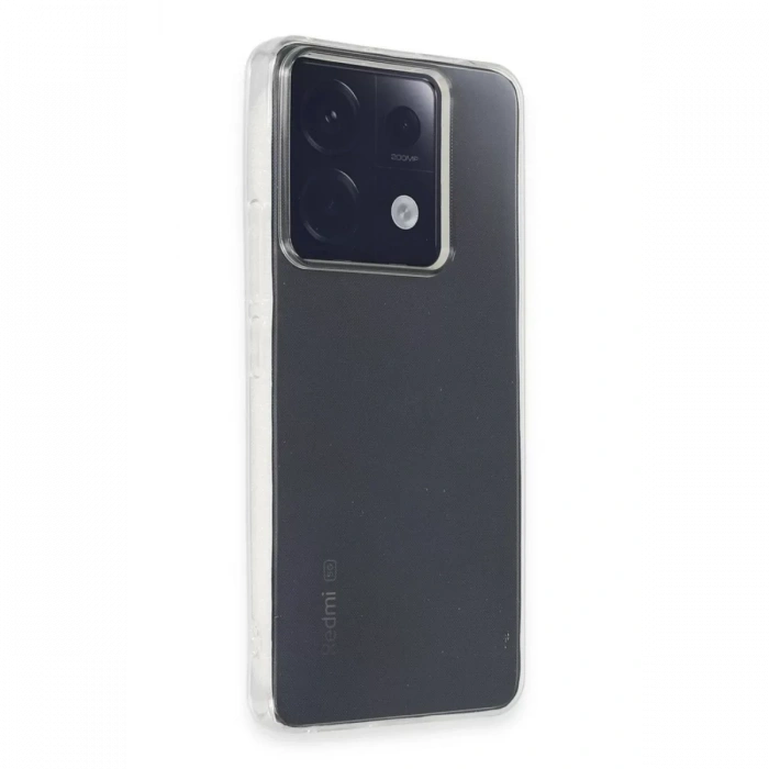 Hubrendy Bez Xiaomi Poco X6 Kılıf Lüx Şeffaf Silikon
