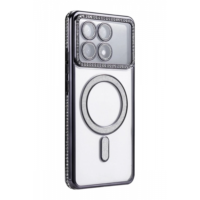 Hubrendy Bez Xiaomi Poco X6 Pro Joke Simli Magneticsafe Kılıf - Siyah