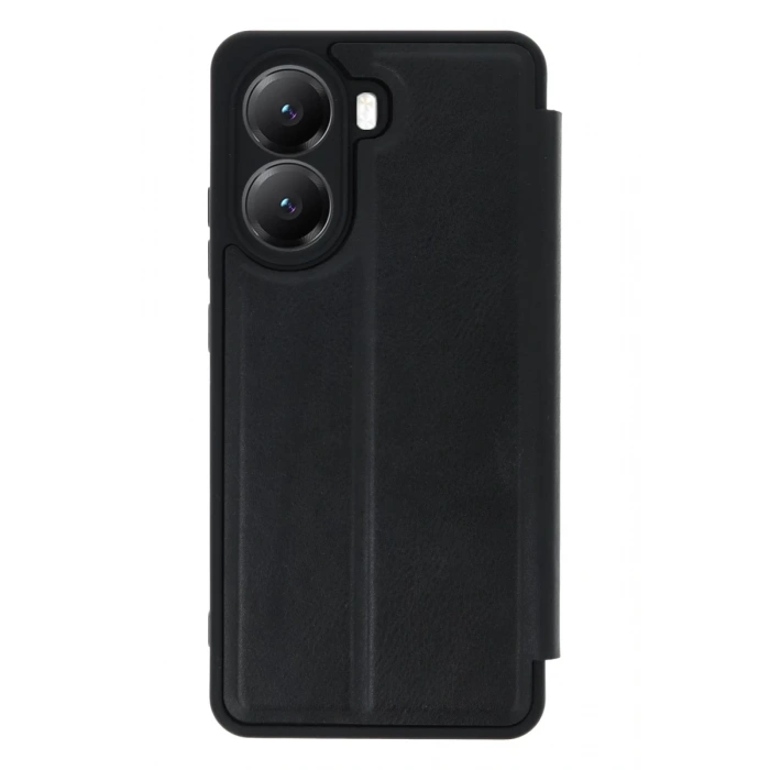 Hubrendy Bez Xiaomi Poco X7 Pro Kılıf Flip Cover - Siyah