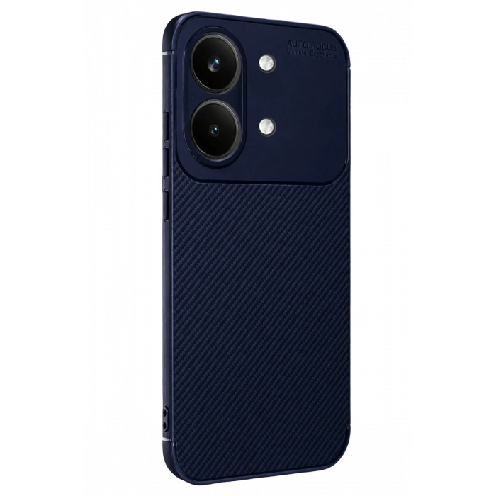 Hubrendy Bez Xiaomi Poco X8 Pro Max Auto Focus Karbon Kapak - Lacivert