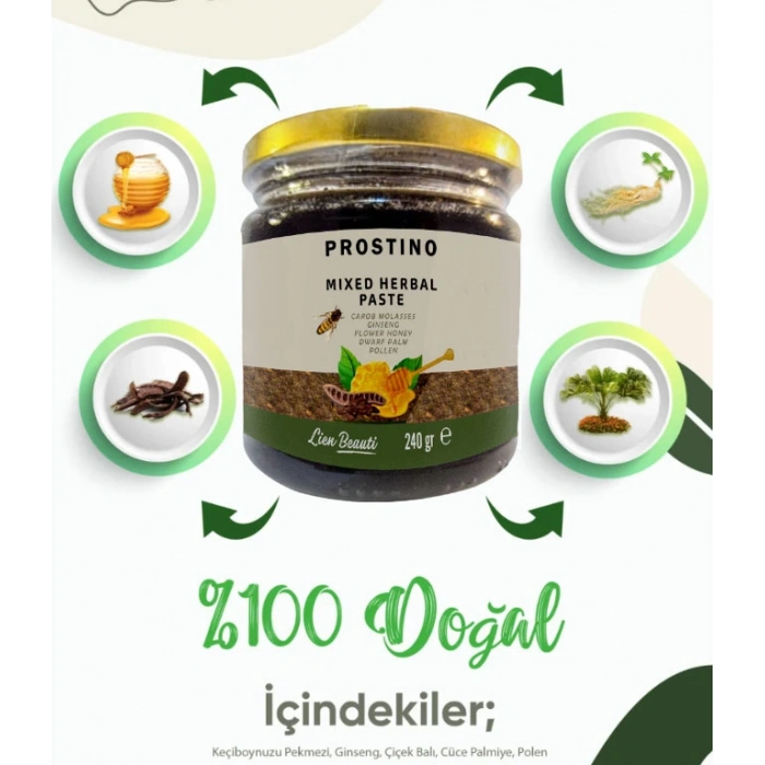 Hubrendy Bez Prostino Erkeklere Özel Bitkisel Karışımlı 240 gr Macun