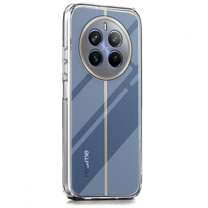 Hubrendy Bez Realme 12 Pro Plus Kılıf Lüx Şeffaf Silikon