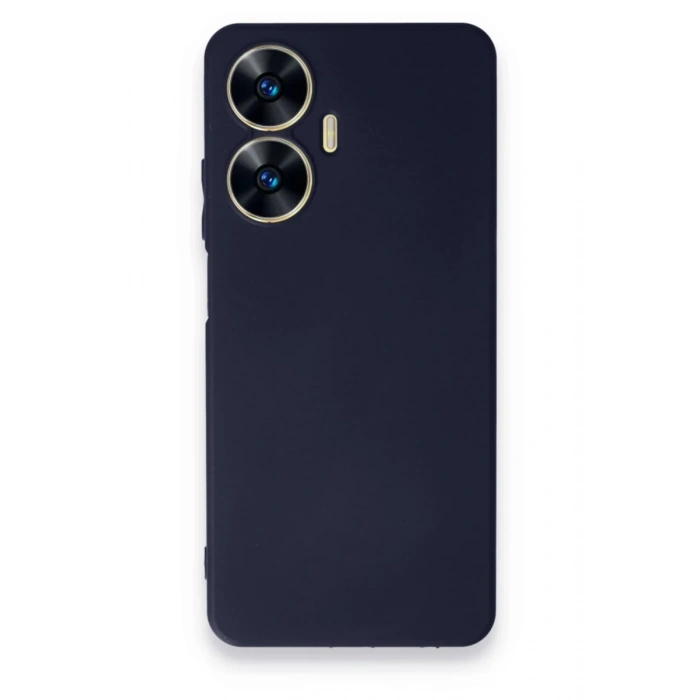 Hubrendy Bez Realme C55 Kılıf First Silikon - Lacivert