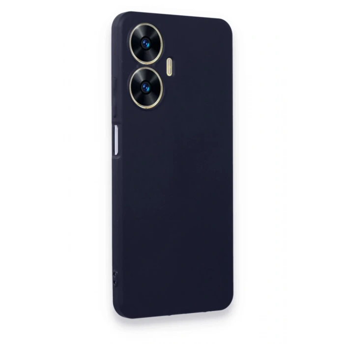 Hubrendy Bez Realme C55 Kılıf First Silikon - Lacivert