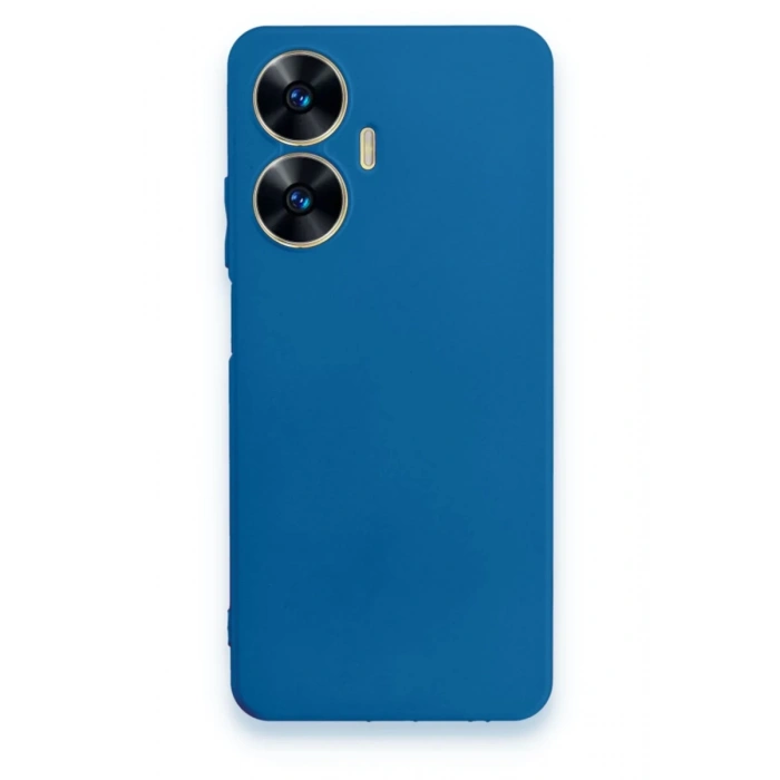 Hubrendy Bez Realme C55 Kılıf First Silikon - Mavi