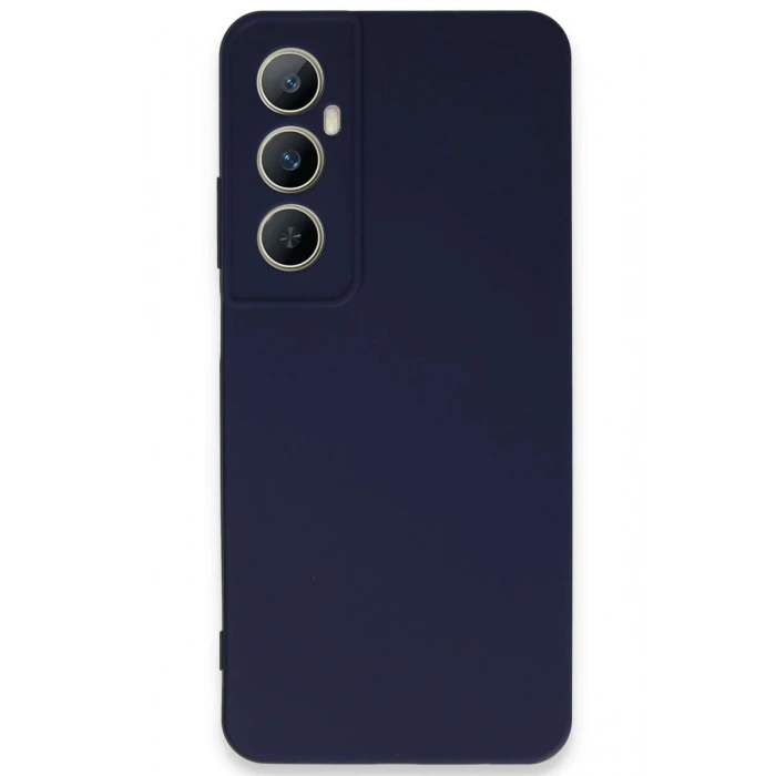 Hubrendy Bez Realme C65 Kılıf First Silikon - Lacivert