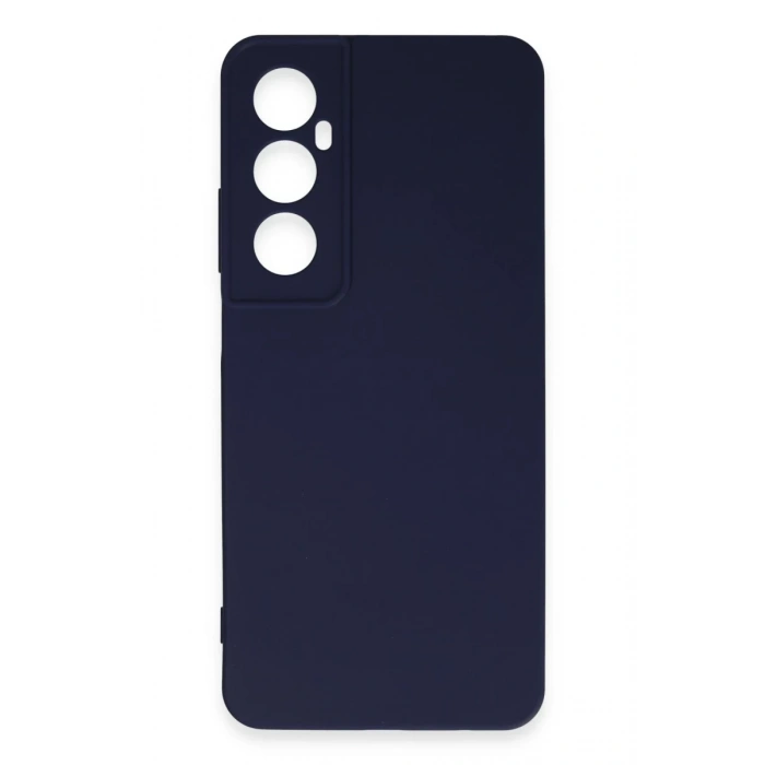 Hubrendy Bez Realme C65 Kılıf First Silikon - Lacivert