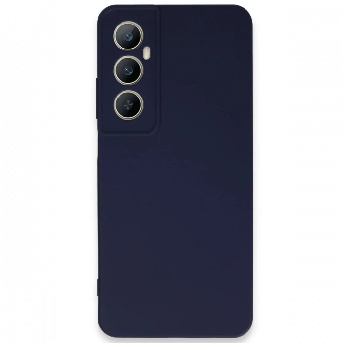 Hubrendy Bez Realme C65 Kılıf First Silikon - Lacivert