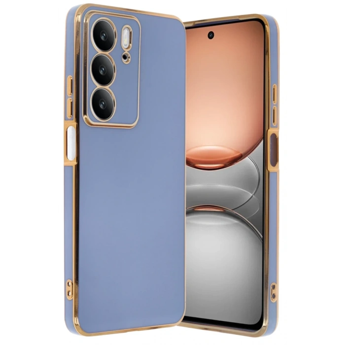 Hubrendy Bez Realme C75 4G Kılıf Volet Silikon - Mavi