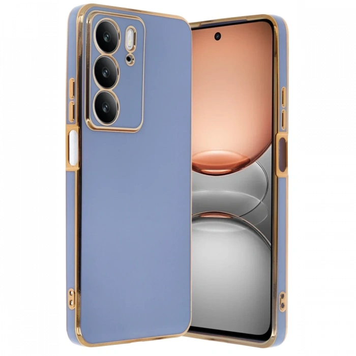 Hubrendy Bez Realme C75 4G Kılıf Volet Silikon - Mavi