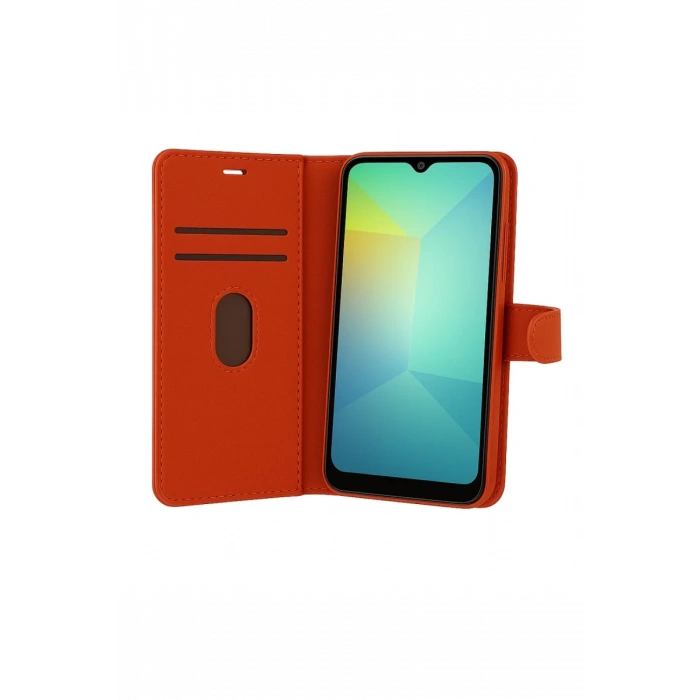 Hubrendy Bez Realme C75 4G Trend S Plus Kapaklı Kılıf - Kırmızı
