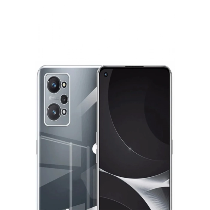 Hubrendy Bez Realme GT2 Pro 5G Kılıf Lüx Şeffaf Silikon