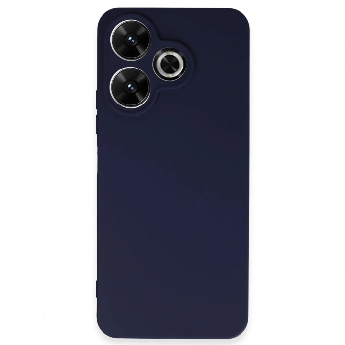 Hubrendy Bez Xiaomi Redmi 13 4G Kılıf First Silikon - Lacivert